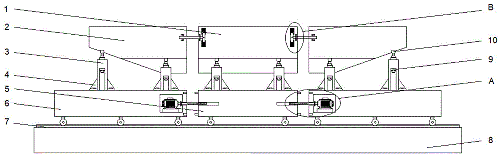 渔船船体合拢辅助调整定位装置的制作方法