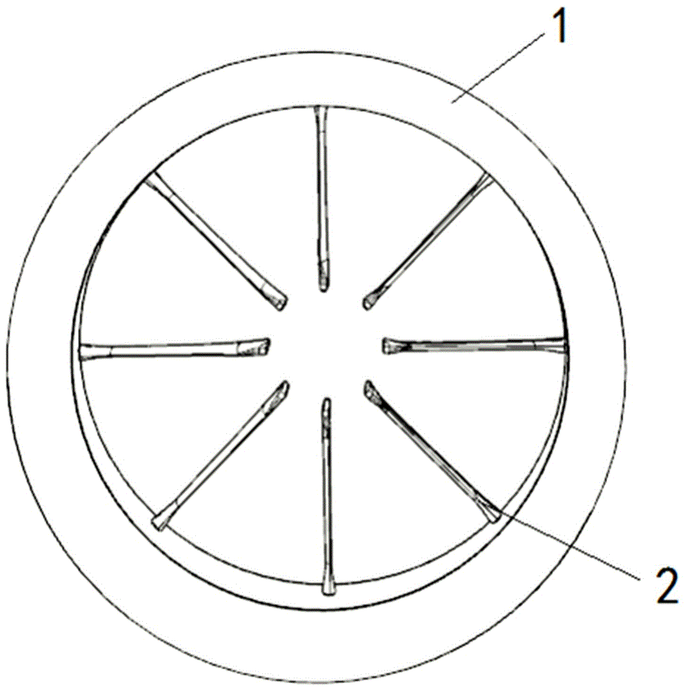 一种涵道式螺旋桨结构及导流叶片的制作方法
