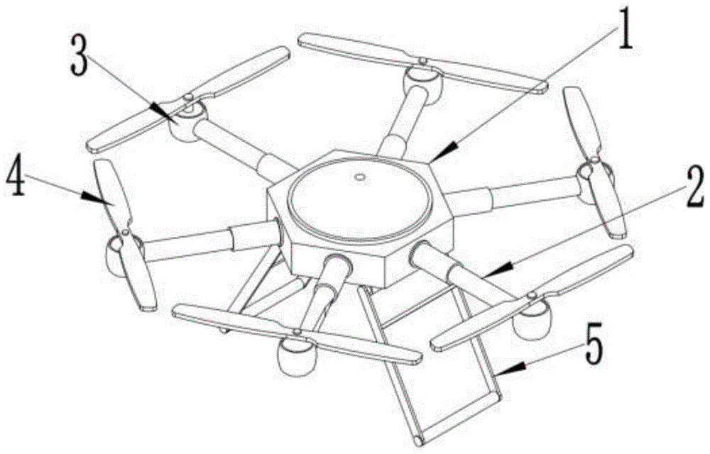 一种可折叠多旋翼无人机的制作方法