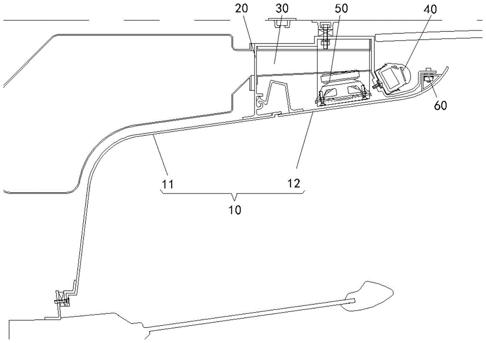 轨道车辆侧顶板结构和轨道车辆的制作方法