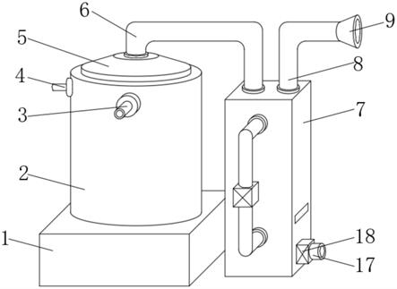 一种工业锅炉节能用烟雾余热回收装置的制作方法