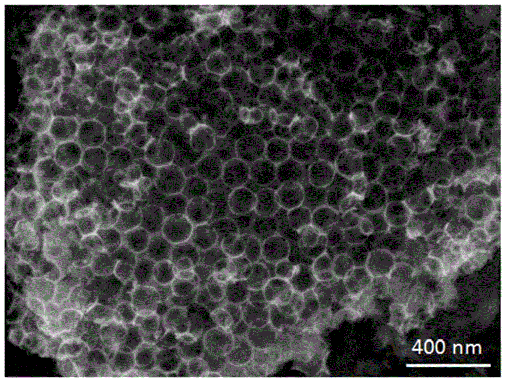 一种中空碳球锚定的Co-MoS2异质复合材料的制备方法与应用与流程