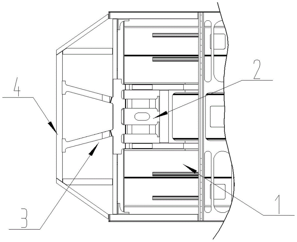 中低速磁浮车辆底架前端结构的制作方法