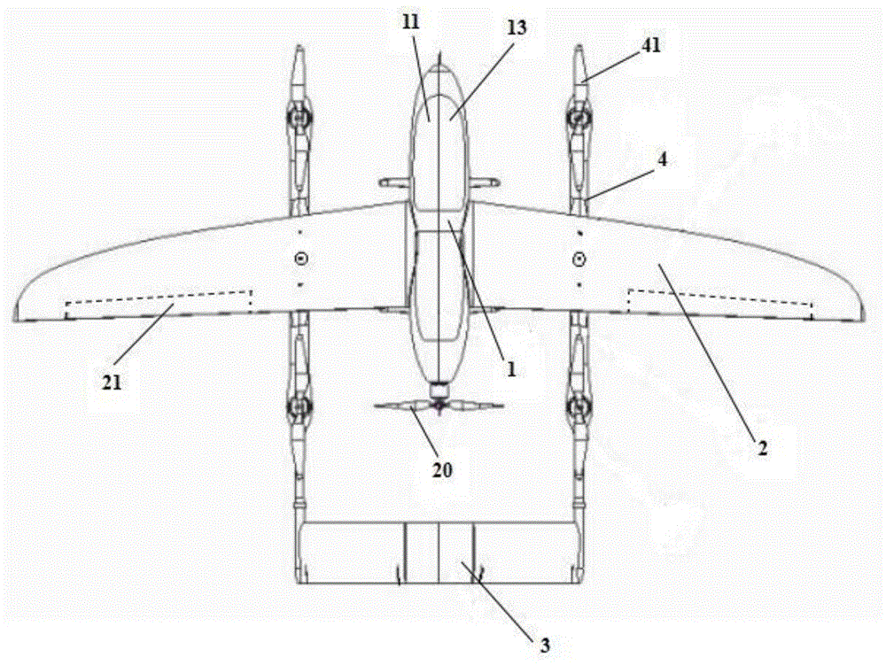 一种垂直起降固定翼无人机的制作方法