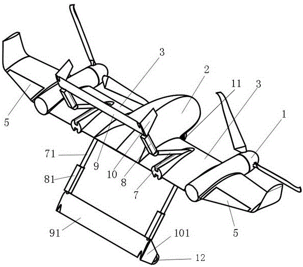 一种采用变体起落架的短距/垂直起降飞行器的制作方法