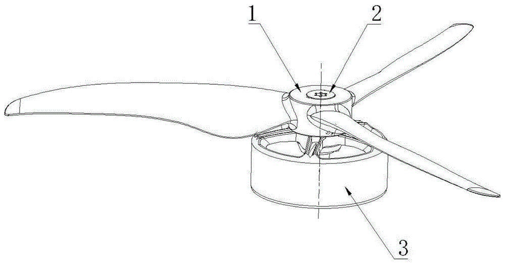 一种无人机电机上螺旋桨安装结构的制作方法