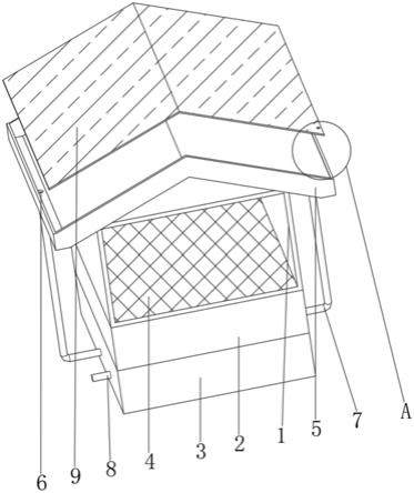 一种高架网床节水养猪舍的制作方法