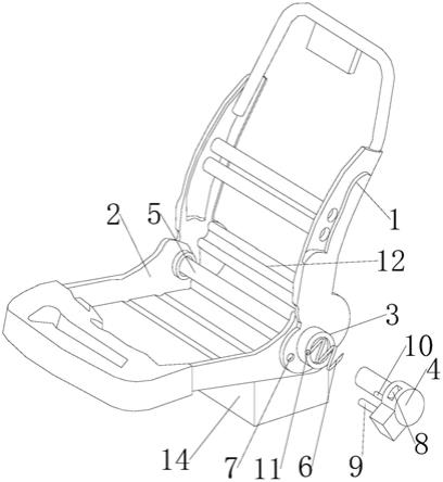 一种汽车内饰安全座椅的制作方法