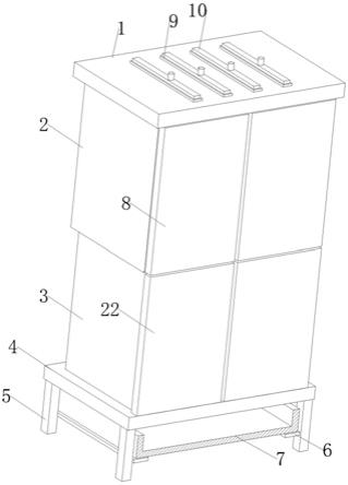 一种折叠式防潮试剂柜的制作方法