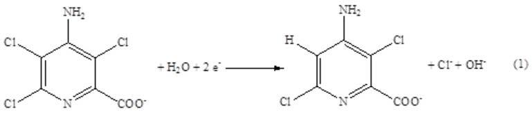 电解脱氯合成4-氨基-3,6-二氯吡啶甲酸的方法及产品和应用与流程