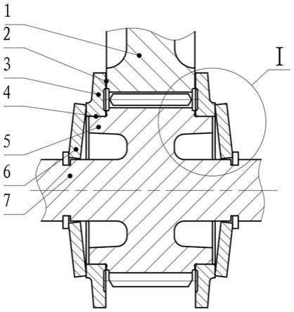 单斜齿锥面弹性减振止推环及带有该止推环的齿轮传动结构的制作方法
