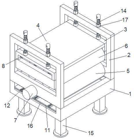 一种机柜门板加工用的压平装置的制作方法