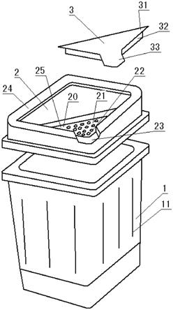 一种冲泡型即食食品用餐盒结构的制作方法