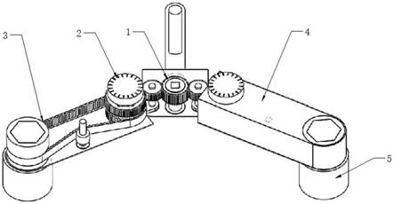 一种可调扭矩式双螺栓同步拧紧器的制作方法