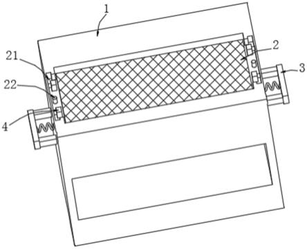 一种发电机组防音箱风斗降噪棉安装结构的制作方法
