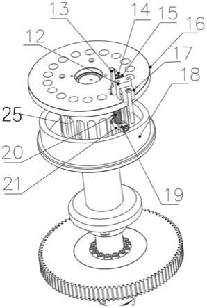 一种用于预灌针灯检机的新型圆盘翻转装置的制作方法