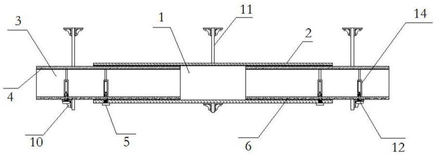 一种便于安装长度可伸缩调节的电缆桥架的制作方法