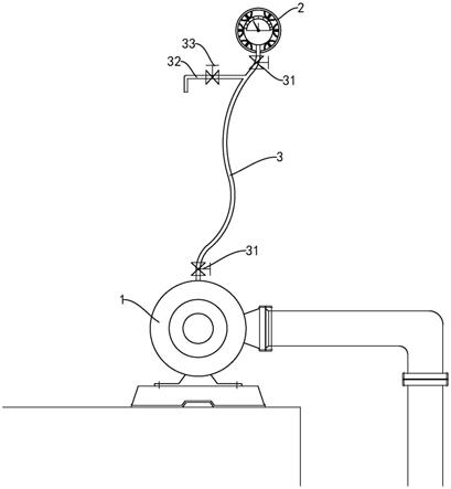 一种大功率水泵延伸测压装置的制作方法