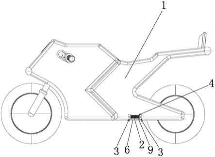 一种回弹式摩托车脚踏的制作方法