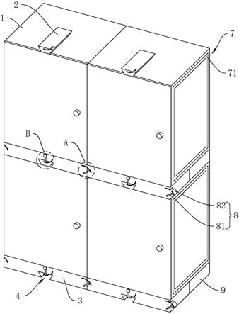 一种稳定层叠式书包柜的制作方法