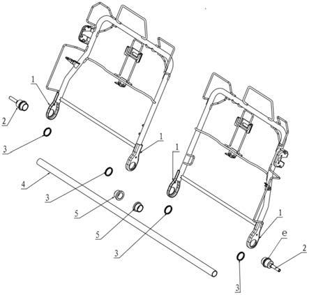 能实现左右靠背无异响独立旋转的汽车座椅结构的制作方法