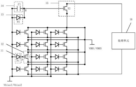 感光电路、感光基板及感光装置的制作方法