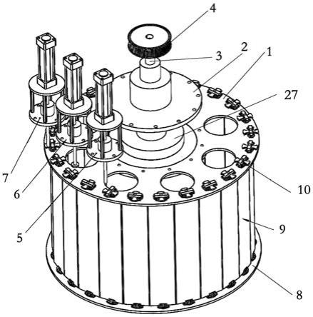 一种用于滚桶式磁控溅射机的自动翻转装置的制作方法