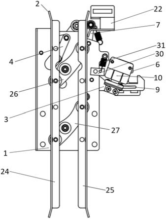 一种电梯轿门锁装置的制作方法