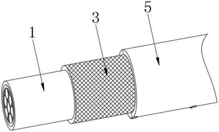 一种高压斗轮机电缆用外部保护套的制作方法