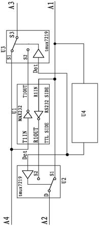 一种自适应TTL或RS232的通讯电路的制作方法