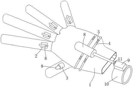 机电电路板故障用带照明的绝缘手套的制作方法