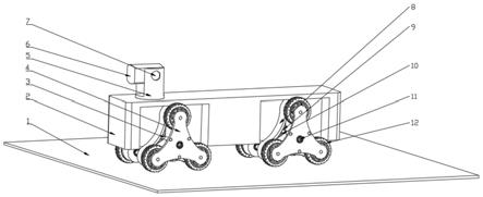 一种三星轮式可自主越障的管道检测机器人的制作方法