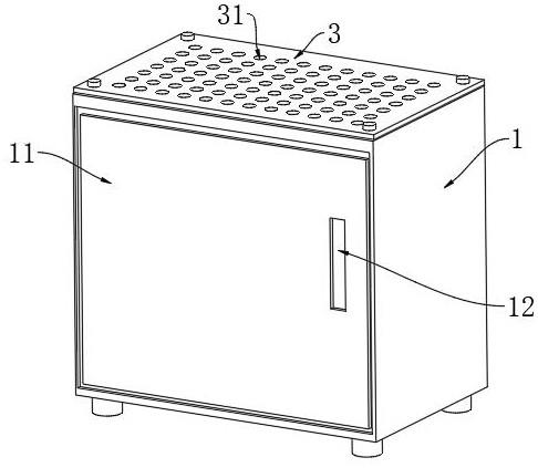 一种具有防尘防潮功能的网络机放置柜的制作方法