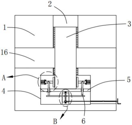 一种铝型材生产用挤压机的压紧机构的制作方法