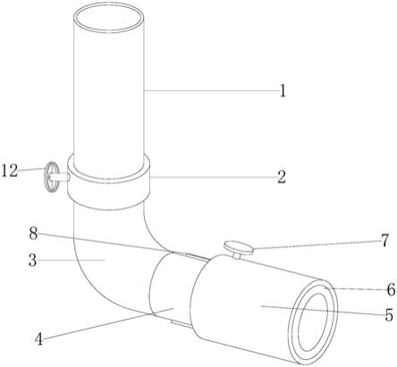 用于流化床锅炉的免法兰盘固定的移动式进料管的制作方法