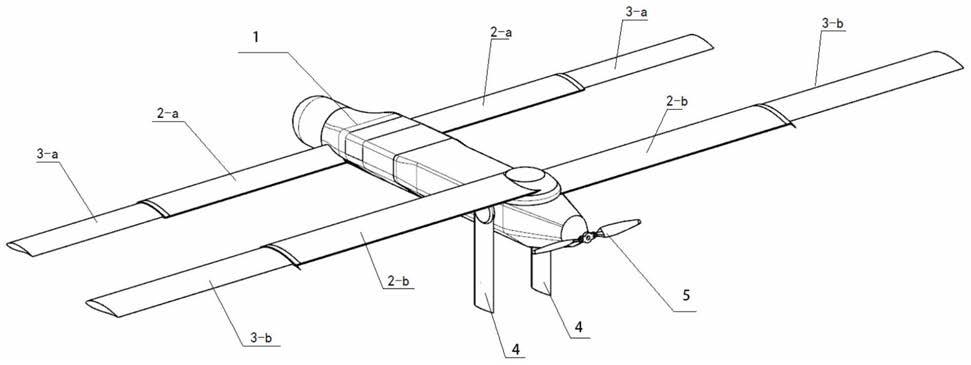 一种具有可折叠伸缩机翼的高空长航时无人机的制作方法