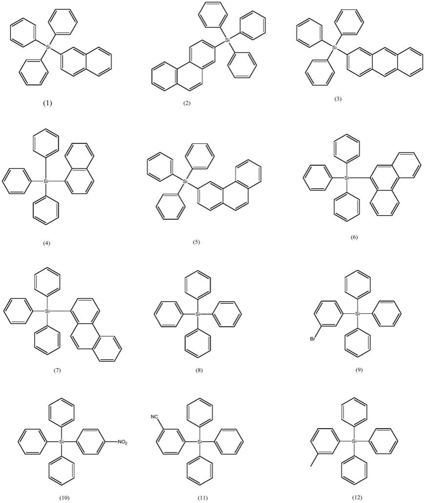 一种四苯基硅烷衍生物及其制备方法与流程