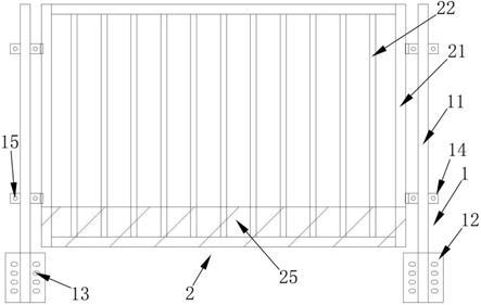 一种实用性高空临边防护专用栏杆的制作方法