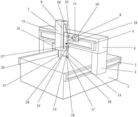 数控定梁式龙门镗铣床用刀具形变监测系统的制作方法