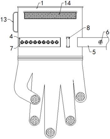 一种可湿手穿戴的丁腈橡胶手套的制作方法