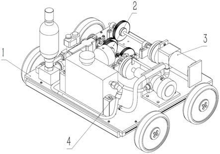 一种并联式液压汽车再生制动能量回收系统的制作方法