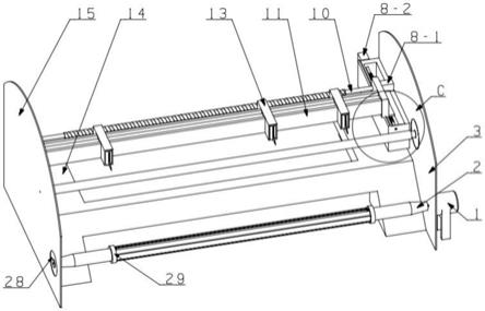 一种可调式单轴PVC膜全自动分切机的制作方法