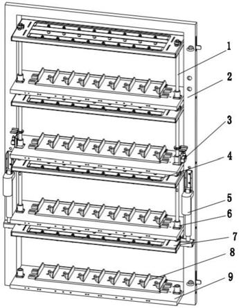 一种方形电池测试用机柜的制作方法