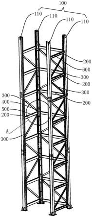 框架结构及电梯井道的制作方法