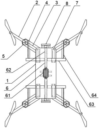 一种具有折叠链接臂的无人机的制作方法