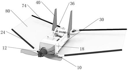 可折叠全动薄膜机翼微型无人机系统