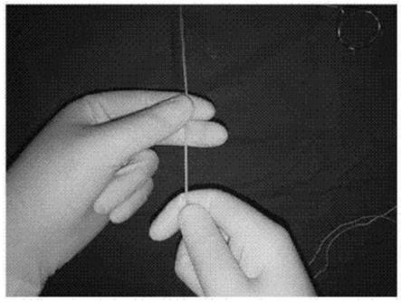 一种用于交叉韧带重建的减张线编织方法及其减张线与流程