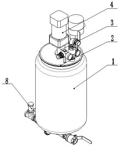 一种点胶机搅拌补气装置的制作方法