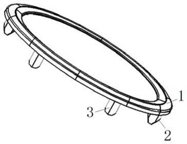 一种汽车方向盘气囊装饰盖车标固定结构的制作方法