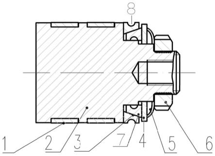 一种液驱活塞氢气压缩机的活塞密封结构的制作方法